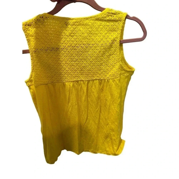 Anthropologie Yellow Akemi Kin Sleeveless Piaf Tank Top XS - Picture 3 of 3
